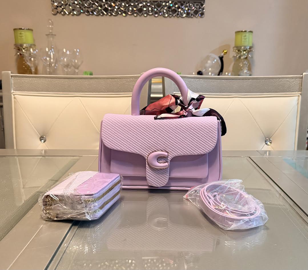 Elegant Top Handle Crossbody Set