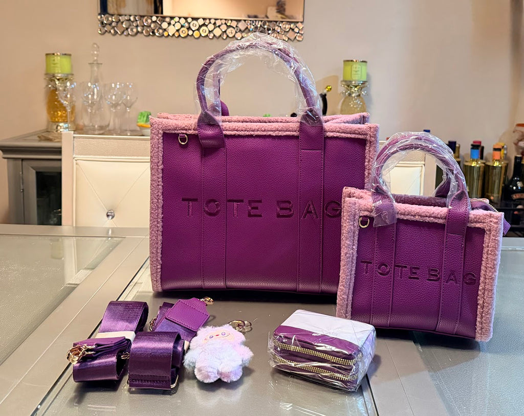 The Trimmed Luxe Tote Set