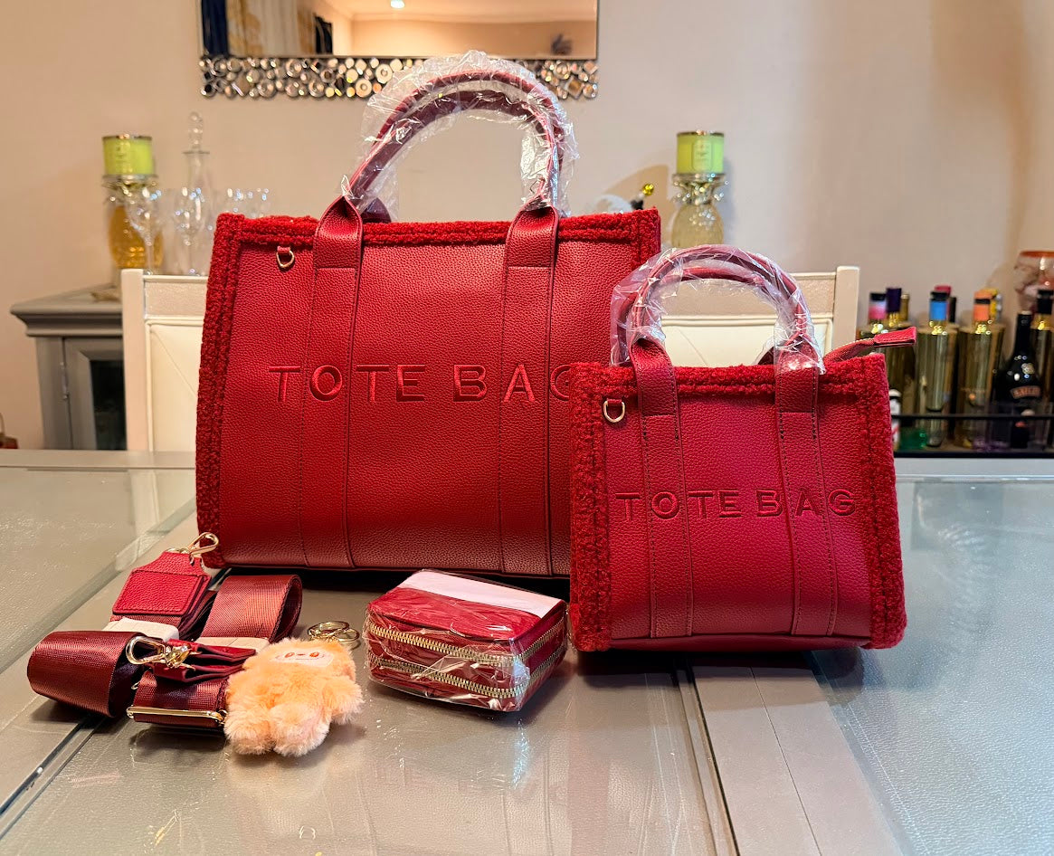 The Trimmed Luxe Tote Set