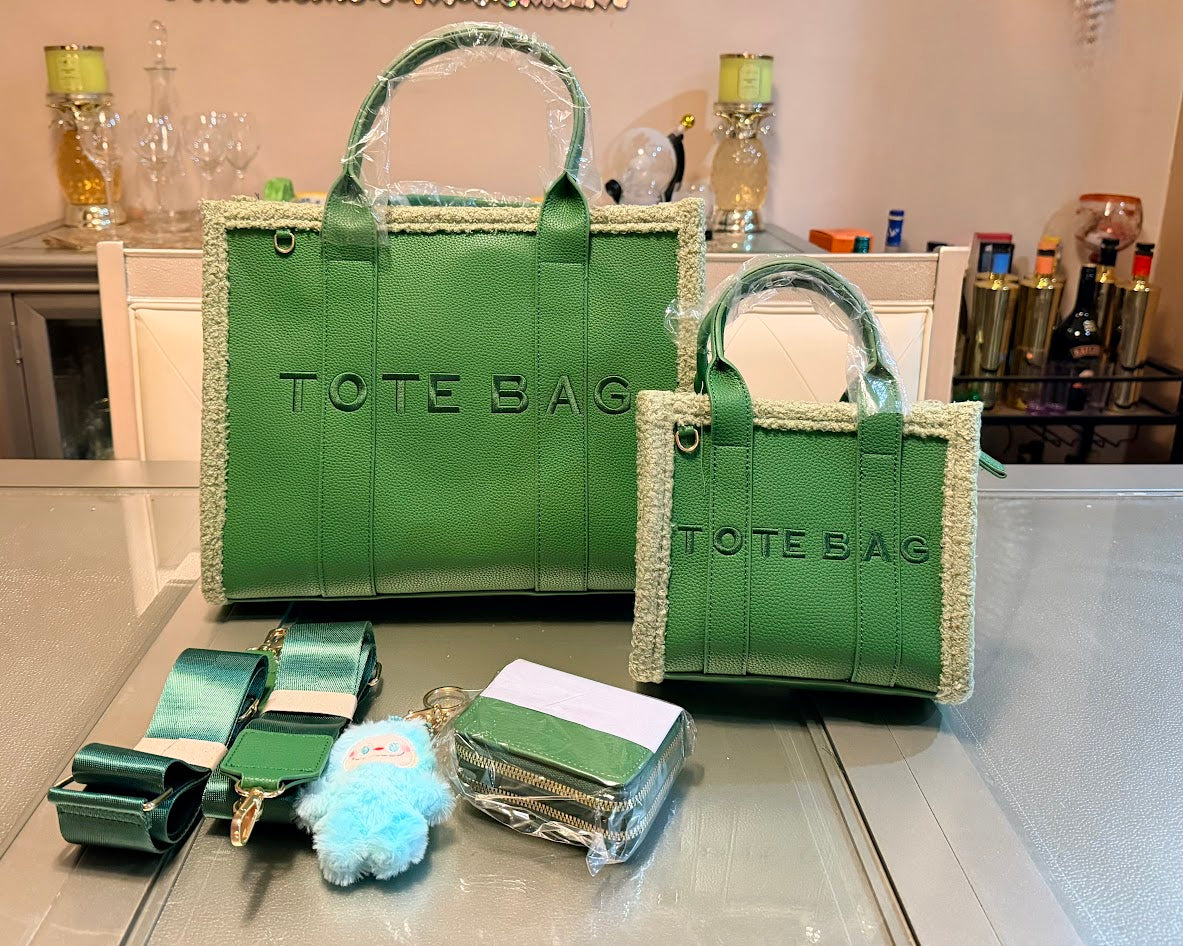 The Trimmed Luxe Tote Set