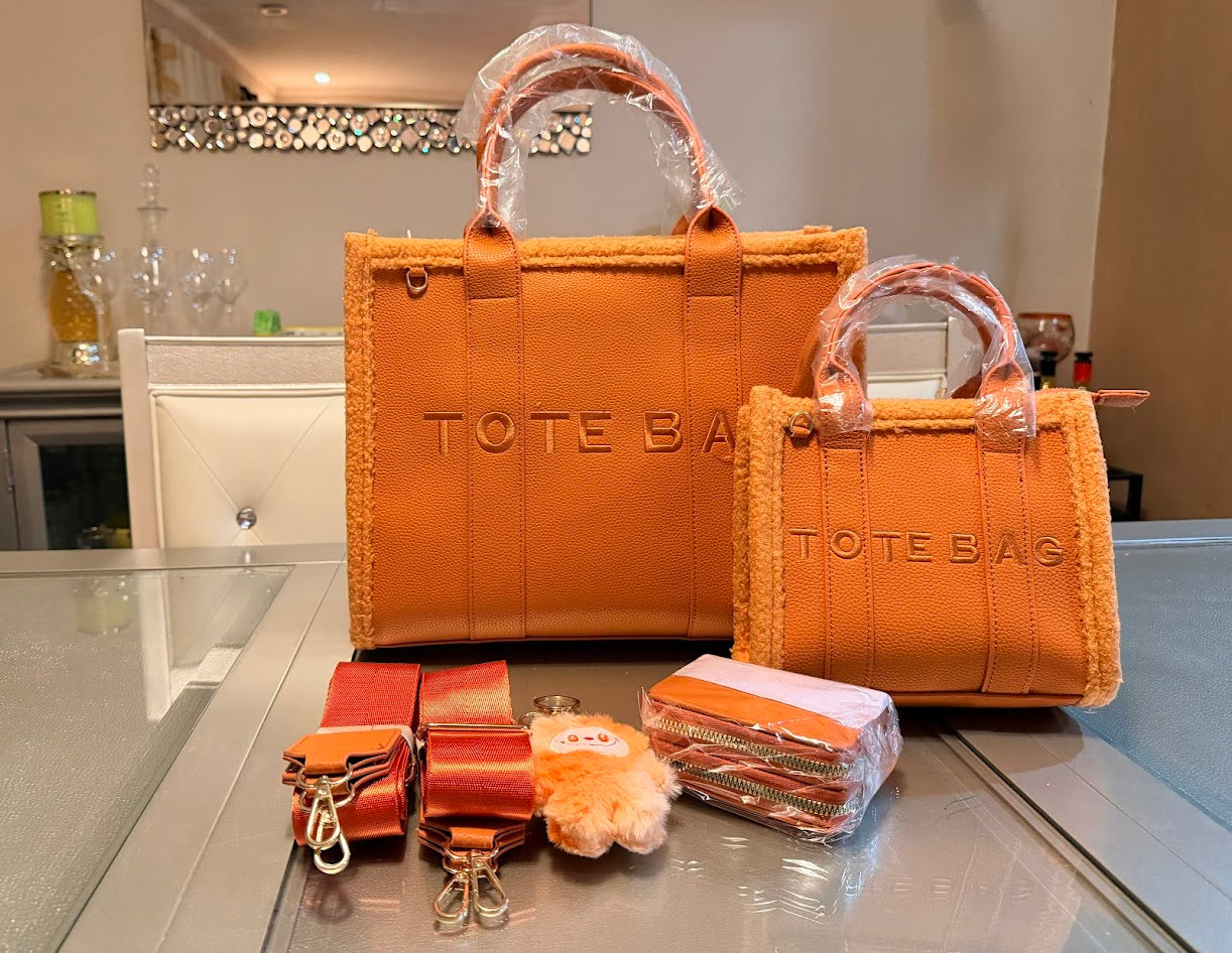 The Trimmed Luxe Tote Set