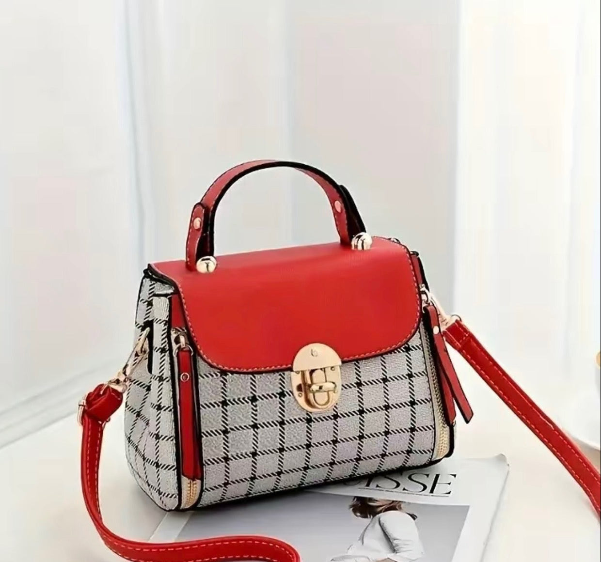 Chic Check Mini Satchel