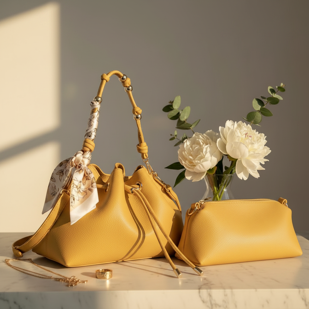 Butter Yellow Drawstring Collection